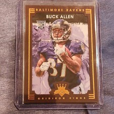 2015 Panini Gridiron Kings Rookie Buck Allen #117 Baltimore Ravens Football