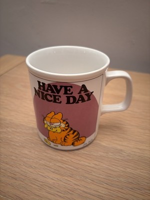 Vintage Garfield Tasse. Have a Nice Day Enesco. Jim Davis 1978 