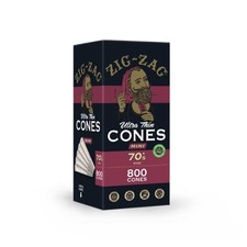 ZIG-ZAG Pre Rolled Cones Ultra Thin 70mm Size 800 Cones Rolling Papers