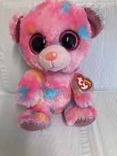 Ty Beanie Boos💜Franky The Bear 9" Medium New MWMT