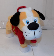 Campanas animadas de peluche Gemmy Jumping Christmas cachorro perro