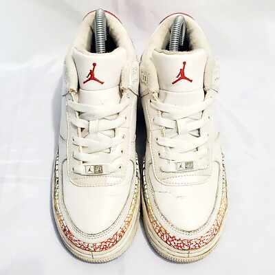 Air Jordan AJF 3 Rainbow (GS) Shoes RARE 323233-161 Kid's Size 4Y