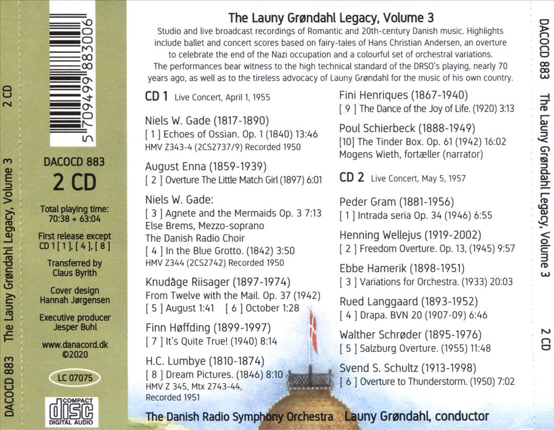 LAUNY GRØNDAHL LAUNY GRØNDAHL LEGACY, VOL. 3 NEW CD 5709499883006| eBay