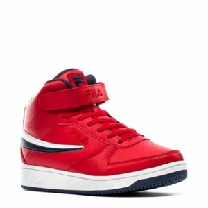 FILA A-HIGH LEATHER TRAINER SPORT SNEAKERS MEN SHOES RED/BLUE/WHITE SIZE  9.5 NEW | eBay