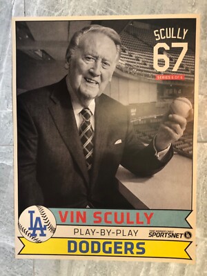 Vin Scully Poster 2016 Los Angeles Dodgers #6 of 6