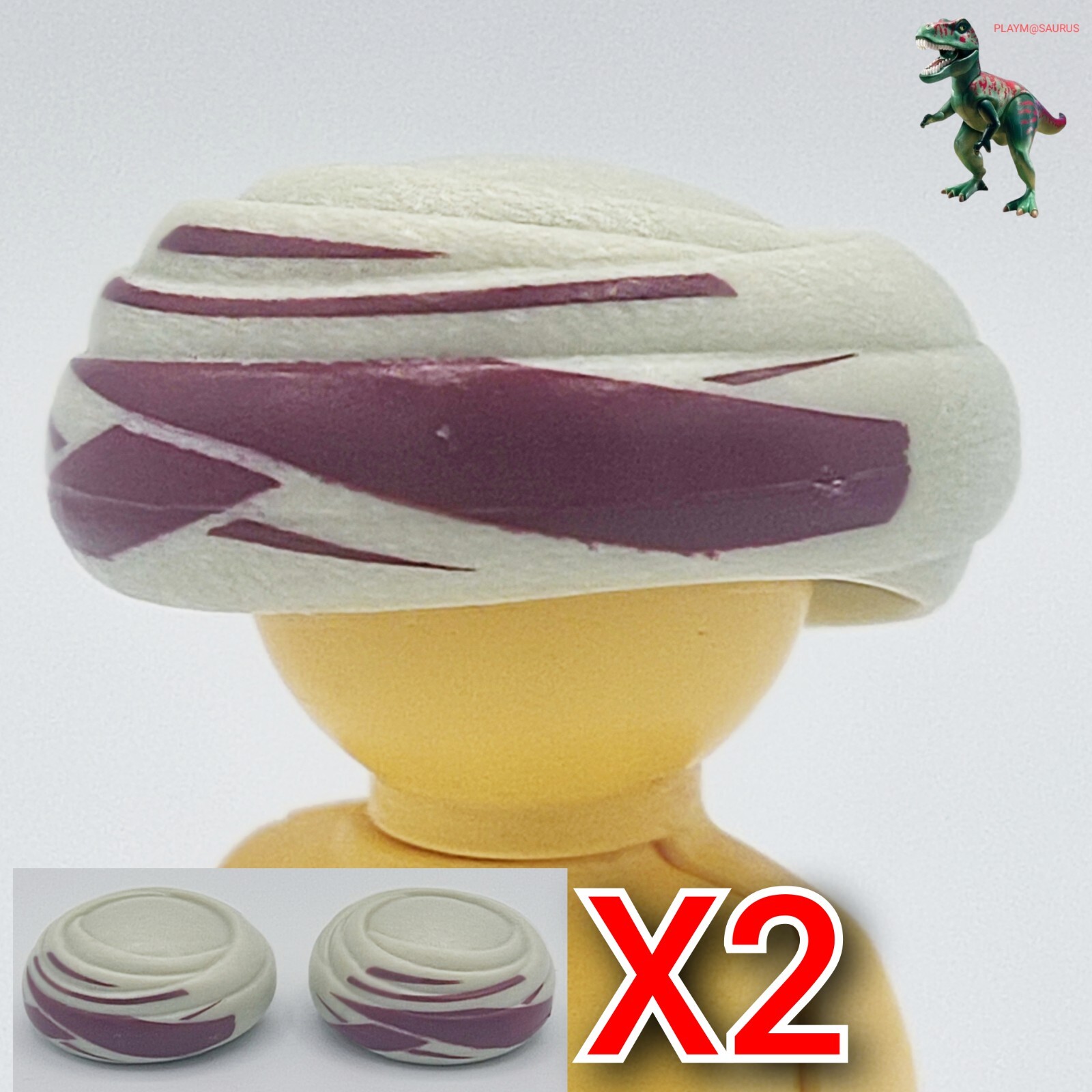 X2 Playmobil turbante arabe-gorro de beduino-sombrero egipcio-guerrero desierto