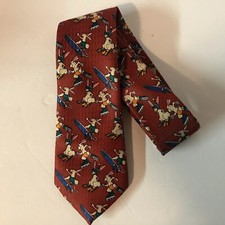 RABBIT ON SKATEBOARD Boy's NOVELTY NECK TIE