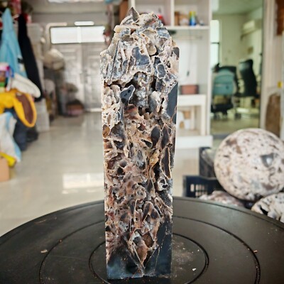 5.61LB Natural zinc ore raw stone tower crystal specimens Healing