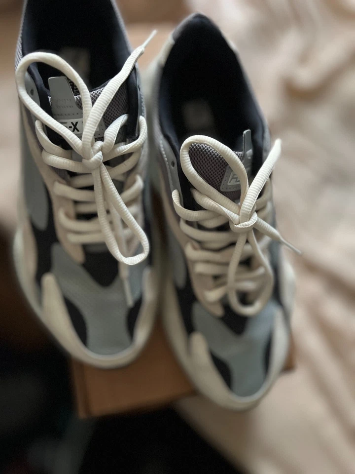 Puma RS-X3 Puzzle trainers in Off White Sz 10.5 M Sz 12 W 371570-01 Unisex - Image 3 of 4