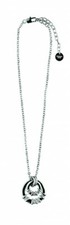 DYRBERG KERN Necklace Collar Bavaty Steel Acero Crystal New Nuevo