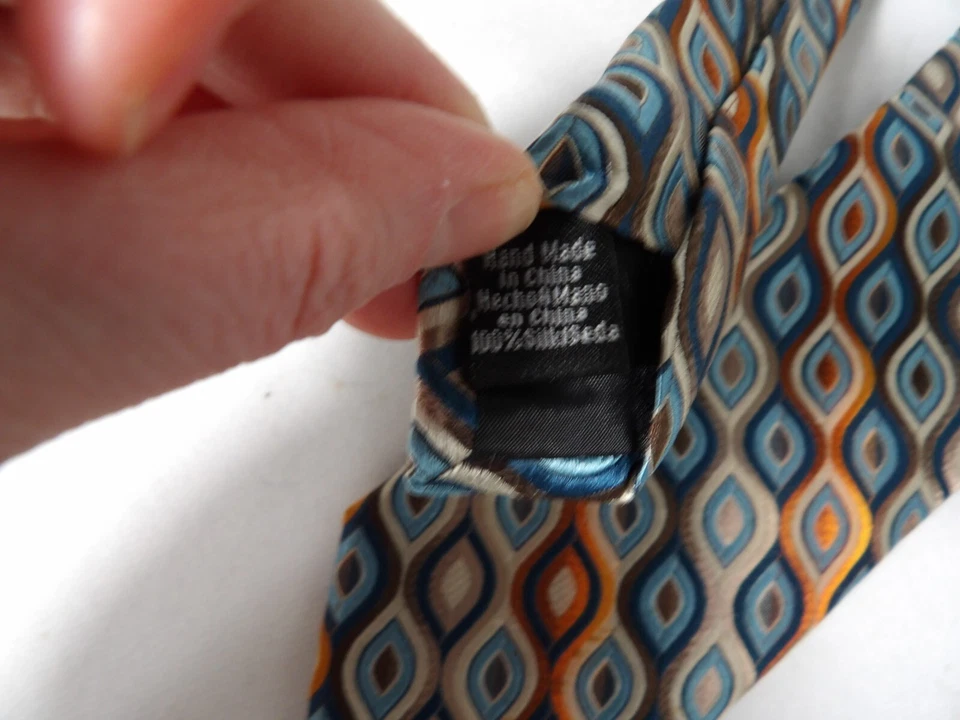 Concepts by Claiborne мужской шелковый галстук с узором Funky Eye художественный абстрактный роскошный - Изображение 3 из 4