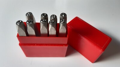 Hoffmann Group Holex Schlagsatz Zahlen 4 mm, ohne die Zahl ''7''