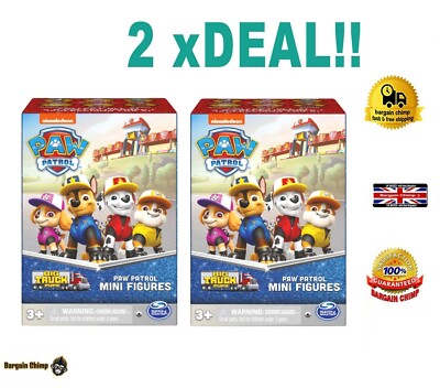 2x Paw Patrol Big Truck Pups Mini Figur Überraschungspaket Neu ungeöffnet SUPER ANGEBOT!!