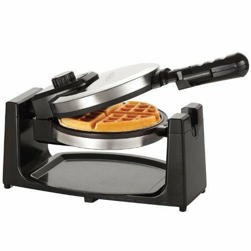 BELLA 13991 Stainless Steel Rotating Waffle Maker for Perfect Crispy Waffles  -image
