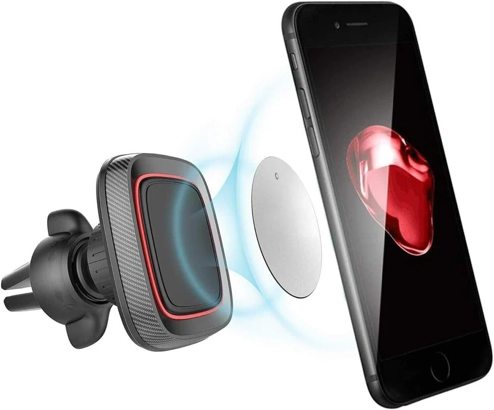 Universal 360°Magnetic Car Mobile Phone Holder Air Vent Mount for iPhone,Samsung - Image 3 of 4