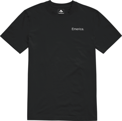 HOOEY Lock-Up Black T-Shirt For Men - 50/50 Cotton Poly Blend, Athletic Fit, Screen Print Logo