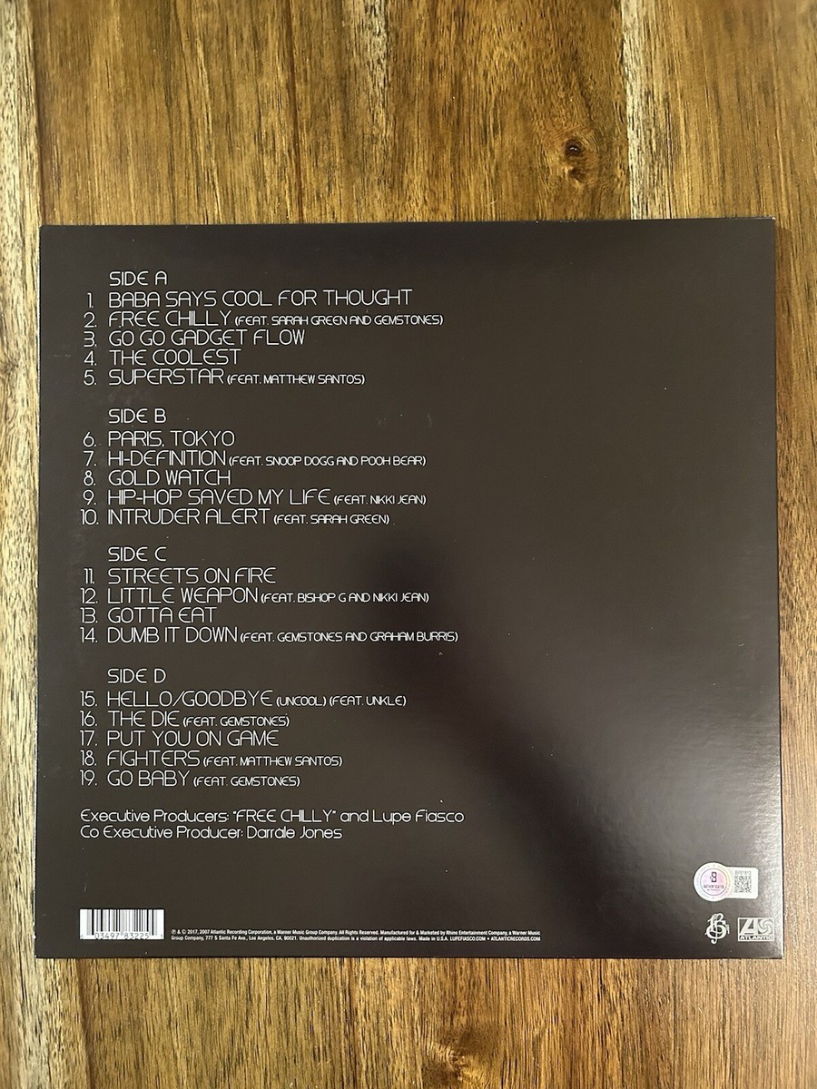Lupe Fiasco' Rapper Signed Vinyl Album 'The Cool' Beckett