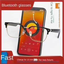Smart call bluetooth glasses anti blue light polarized music semi open sunglass