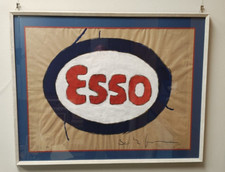 MARIO SCHIFANO - SERIGRAFIA MATERICA SU CARTA PACCHI -60 x 80 - Es. P.A.