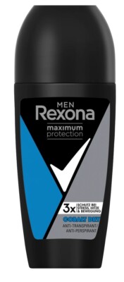 96,00 /L- 6x Rexona Roll-on Maximum Protection- Cobalt Dry/Anti-Transpirant-50ml