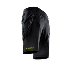 Storelli Shorts Adult Black ExoShield Soccer Goalkeeper Padded Drawstring