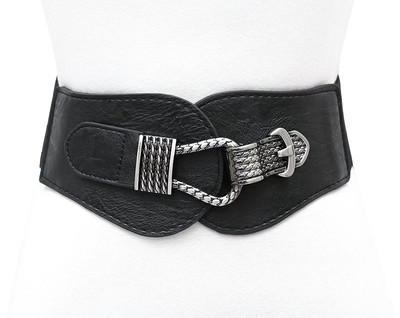 Snake Leather Corset Belt new Lilith Leather Corset Belt - Snake Print Brass Cones - Etsy main image 4