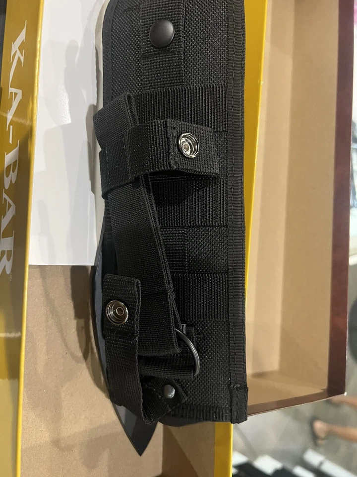 Cuchillo Ka-Bar 1280 Combat Kukri 13 1/2" Total 8 5/8" 1095 Acero Alto Carbono Foto 4 de 4