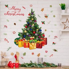 Large Christmas Tree Wall Decals Xmas Pine Tree Wall Stickers Merry Christmas...
