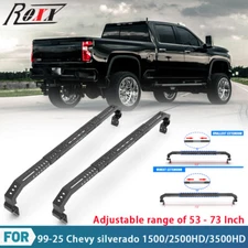 Universal Truck Bed Rack Cross Bar For 99-25 Chevy silverado 1500/2500HD/3500HD