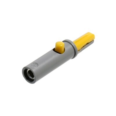 Abgreifklemme ø 4mm gelb von Hirschmann Krokoklemme