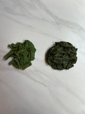 Réplique Nasco faux présentoir réaliste 1/2 tasse brocoli 1/2 tasse épinards