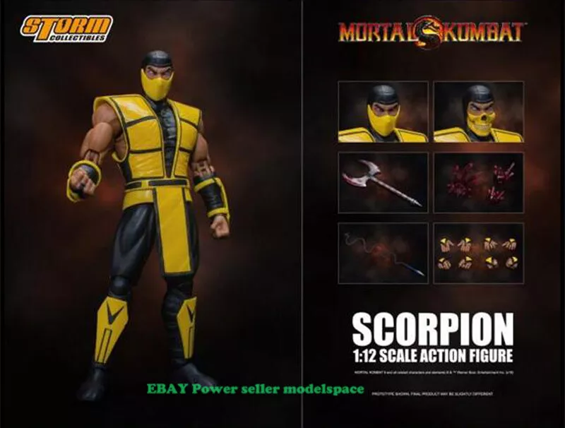 Storm Collectibles Mortal Kombat Scorpion 1/12 Action Figure