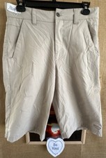 Oakley men  s beige outdoor short 34 pockets zipper flat regular stretch China