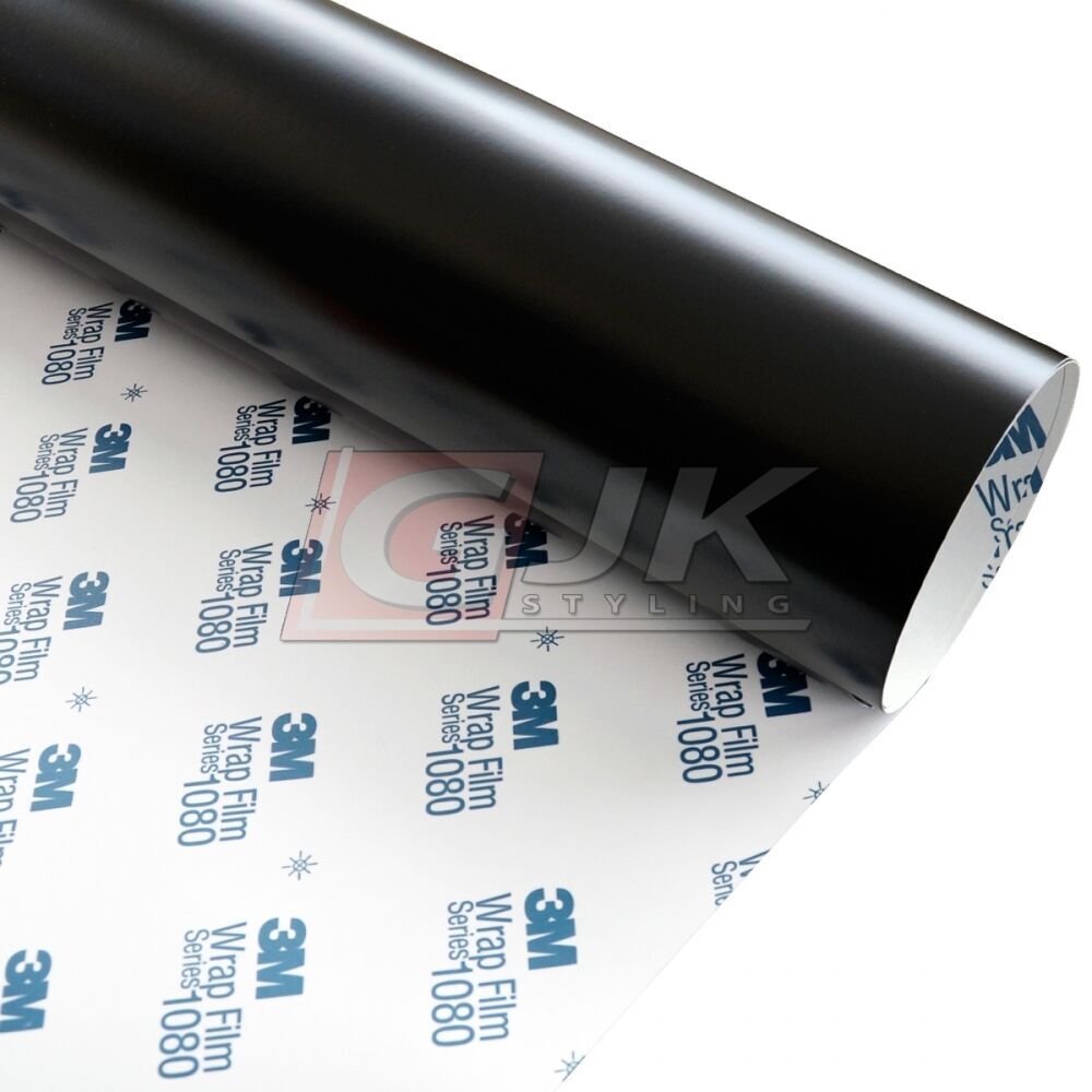 Film vinyle thermoformable 3M 2080 noir mat M22 covering voiture 152x450cm