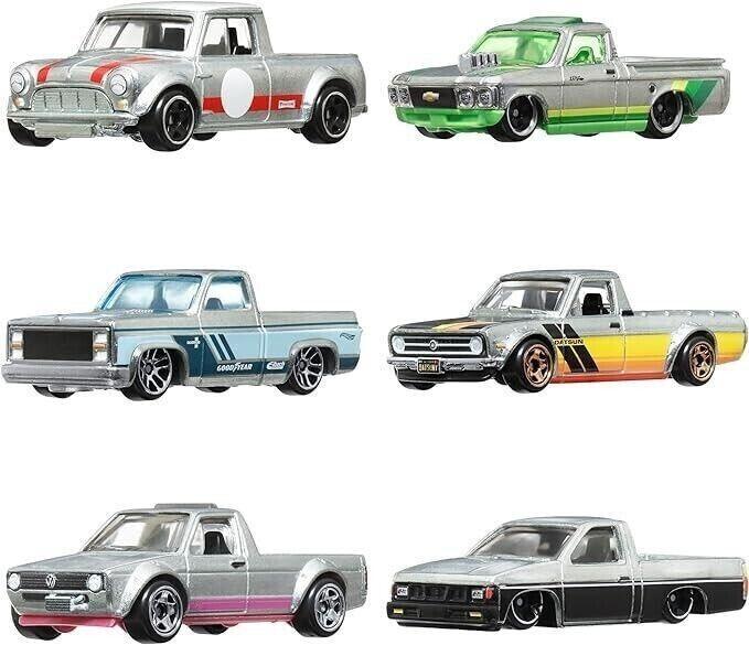 ２３　　150160セット 1:64 Hot Wheels 2024 ZAMAC Pickup Truck Set 6 pcs. VW, Chevy