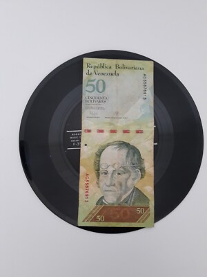 Rex Allen forever and ever staying  young 45 Record 50 Venezuela currency Q