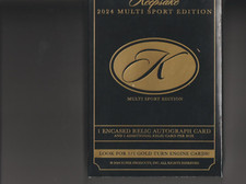 2024 KEEPSAKE MULTI-SPORT EDITION HOBBY BOX 1 ENCASED AUTO PLUS 1 RELIC CARD HOT
