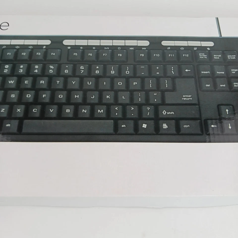 IHome Corded Multi-Media Keyboard Multimedia Controls USB Connection Plug-n-Play - Image 2 of 4