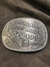 1993 HESSTON LE BELT BUCKLE Award Design Metals