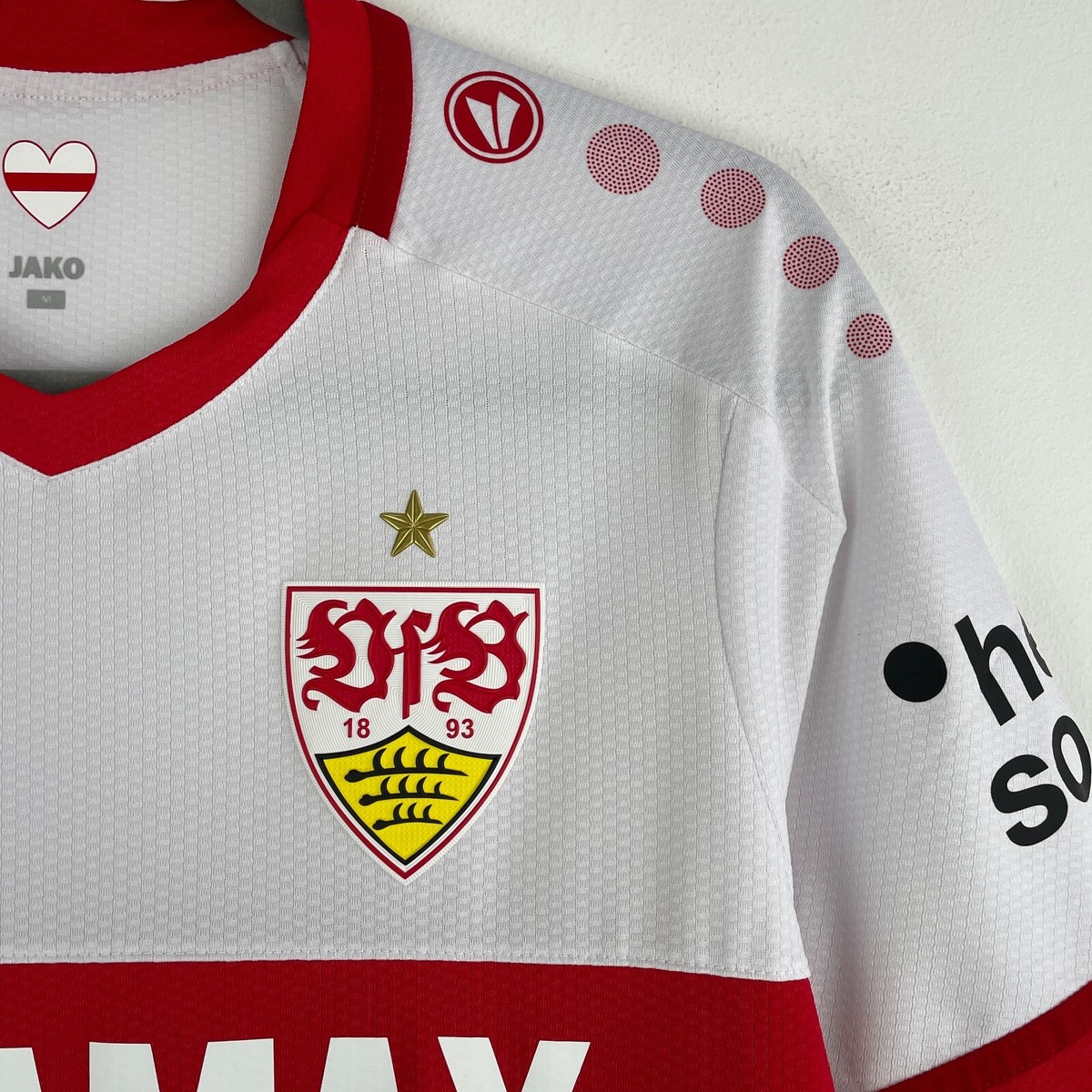 VfB Stuttgart 2024/2025 Jako Home Football Shirt Soccer Jersey Men