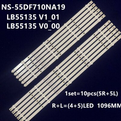 LB55135 lbm550m0501-PJ-4 LED Strips for Element E4sw5518rku NS-55DF710NA19