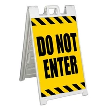DO NOT ENTER Signicade 24x36 Aframe Sidewalk Sign Banner Decal