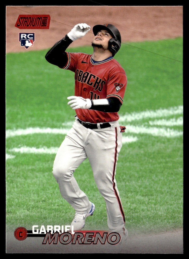 2023 Stadium Club Gabriel Moreno #283 Red Foil RC Arizona Diamondbacks