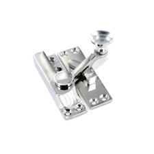 Arm Sash Fastener Lever Quadrant Type Window Lock Catch Latch Chrome