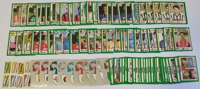 EuroFlash Calcio 90 1990 Lot 94 verschiedene Aufkleber Blitz