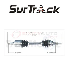 SurTrack SN-8019 CV Axle Shaft for Constant Velocity sb