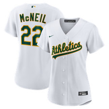 Athletics Jeff McNeil #22 Nike Women's White Home 2026 Official MLB Jersey