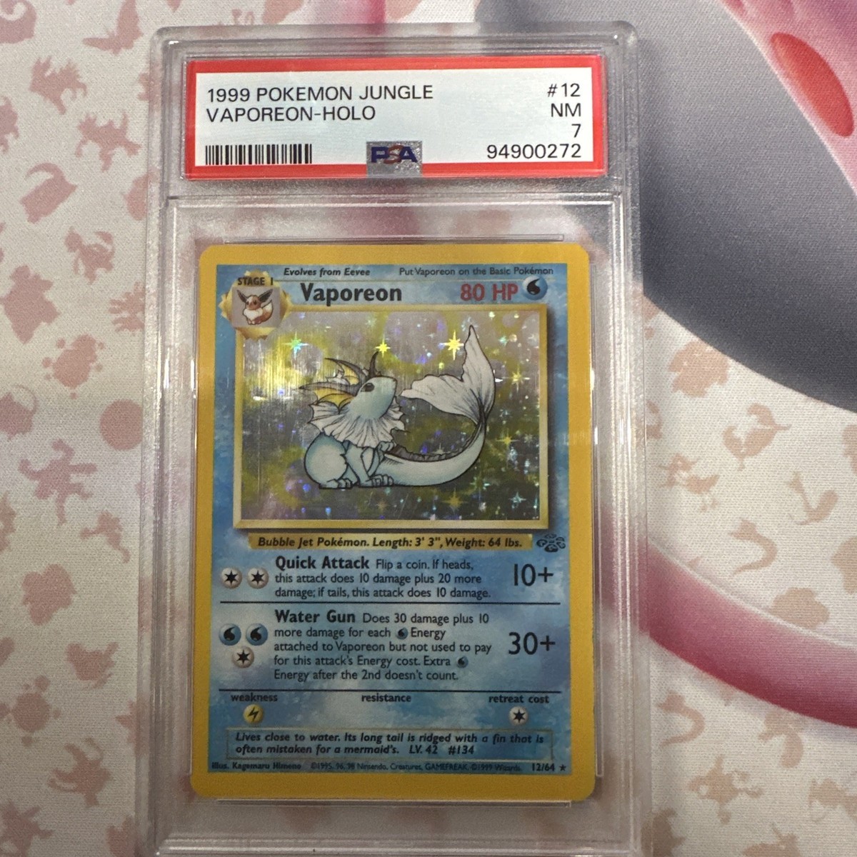 Vaporeon 12/64 Jungle Holo for sale online | eBay