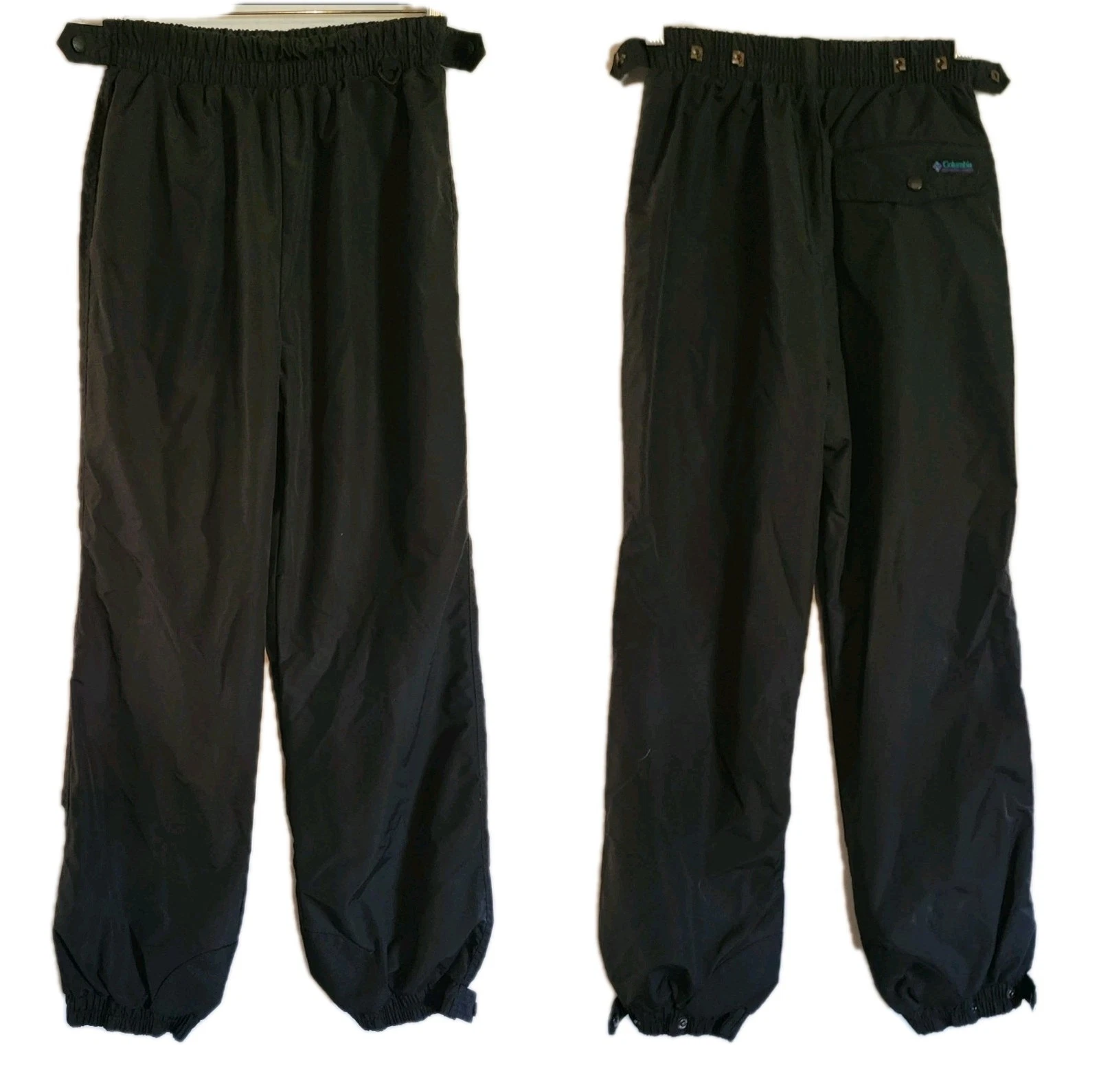 Columbia Women’s Rain Ski Snow Pants Small Black Outdoor Activewear SL8320F4