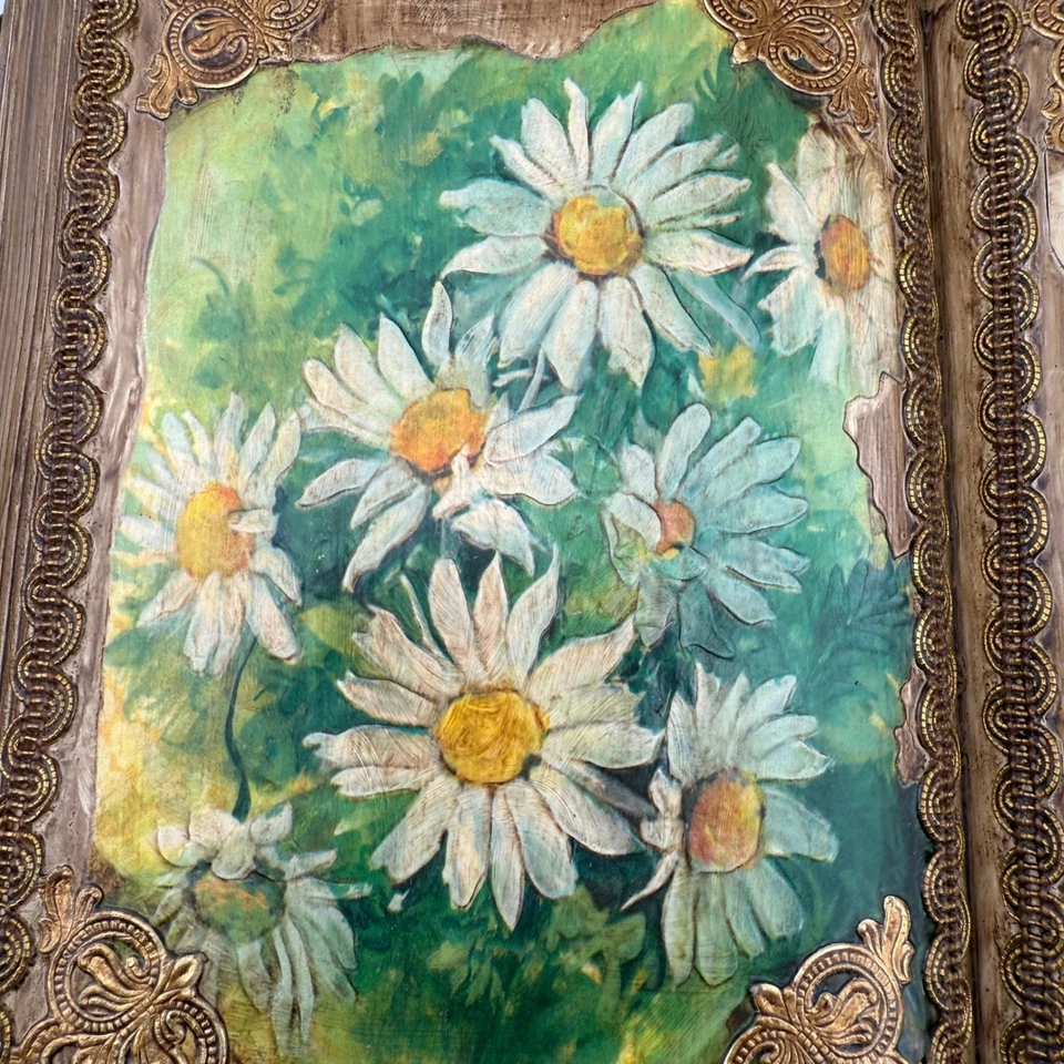 Vintage Friendship Book with Poem Daisy Floral Decor Unique Keepsake Decorative - Image 3 of 4